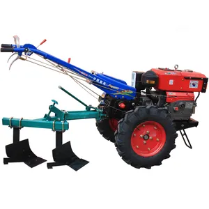 2-Rad-Lauftraktor Rotationsbearbeitungs-Ridging-Maschine 20 PS Walking-Pflug-und Pflug maschine für landwirtschaft liche Traktoren