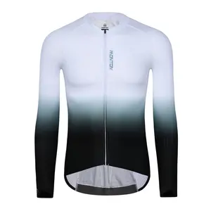 Großhandel OEM Racing Team Top Herren Langarm Kleidung Radfahren Jersey Fahrrad bekleidung