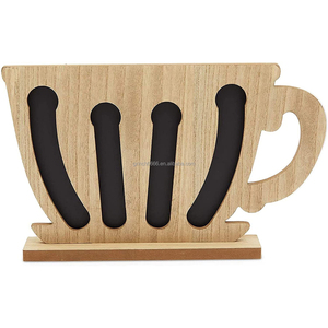 Support <span class=keywords><strong>mural</strong></span> en bambou pour capsules de café, organisateur de capsules <span class=keywords><strong>Nespresso</strong></span> pour comptoir - Product Image 4
