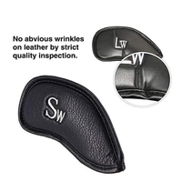 12 pièces épais cuir synthétique Golf fer tête couvre accessoires de Golf en plein air cadeaux Club fer protection Golf Club couverture