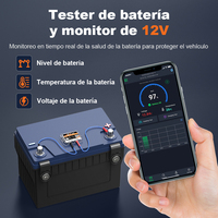 ANCEL BM200 Penguji Monitor Baterai Bluetooth 12V untuk Mobil, Kapal, Sepeda Motor, Pemeriksa Kesehatan Baterai dengan Perlindungan Polaritas Terbalik IP67
