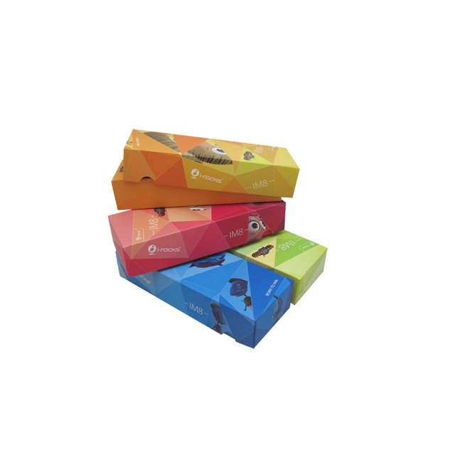 Factory Custom Electronic Accessories Gift Box Packaging Foldable Mouse Box White Cardboard with Logo Printing