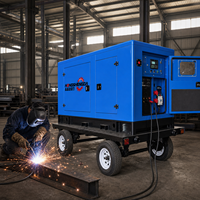 Machine à souder électrique silencieuse 4 postes 1000A 480V CC, machine à souder laser portative, baguettes de soudure, groupe électrogène diesel Weichai