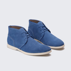 Bottines d'hiver en cuir originales en dentelle de soie et <span class=keywords><strong>daim</strong></span> pour hommes - Product Image 1