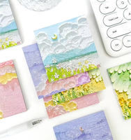 Blocs-notes de conception paysagère colorés, 50 feuilles chacun, non adhésifs, pour le bureau, l'école, l'écriture, lot de blocs-notes