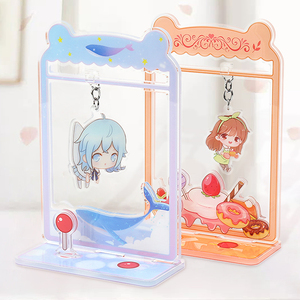 Support Acrylique VOGRACE de Haute Qualité, Personnalisé Anime/Dessin Animé, Impression Bord Doré Transparent, Porte-clés, Faible Coût, OEM, MOQ 1 Pièce - Product Image 6