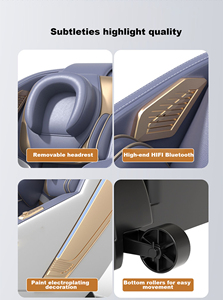 NINGDECRIUS 2023 nuevo diseño 4D lujo cuerpo completo cero gravedad masaje silla cuerpo eléctrico SL pista <span class=keywords><strong>Shiatsu</strong></span> silla de masaje reclinable - Product Image 2