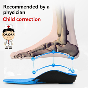 סוליות אורתופדיות לילדים שטוחות תיקון pu tpu חומרי נעל מוסיף כף רגל לטיפול כף רגל לילדים - Product Image 3