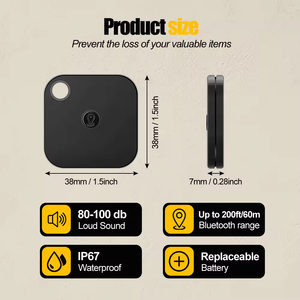 Mini rastreador GPS certificado MFI, bolsa inteligente en tiempo Real, BILLETERA, localizador de equipaje, buscador de llaves, función de alarma para mascotas, encuentra mis etiquetas antipérdida - Product Image 6