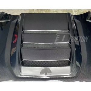 ฝากระโปรงคาร์บอนไฟเบอร์ทรง SC Dark Horse สำหรับ Ford Mustang Gen7 S650 พร้อมการป้องกันรังสียูวี คุณภาพการทอแบบ 3K/6K/12K รับประกันคุณภาพ - Product Image 5