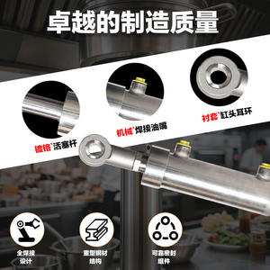 Cilindro Hidráulico de Acero Inoxidable de Grado Alimenticio 5T, Diseño Higiénico con Presión de Trabajo de 16MPa, Listo para Envío Inmediato - Product Image 3