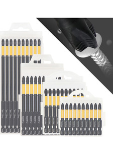 Ph2 Pz2 Cao Cấp S2 Thép CRV Thép Tác động Bits 25Mm 50Mm 75Mm 90Mm 150Mm Tuốc Nơ Vít Bits <span class=keywords><strong>Set</strong></span> - Product Image 3