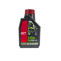 Huile moteur Motu-l Car 5100 4T 10W-40 pour moteur de moto quatre temps, lubrifiant pour protéger les engrenages et les composants du moteur