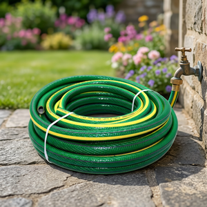 Manguera de Jardín Flexible de PVC Verde HAIYUANHENG de 1/2" y 50 pies, Antiabrasión, Anticorrosión, Anti-UV, Manguera de Riego Suave, Venta de Fábrica - Product Image 4