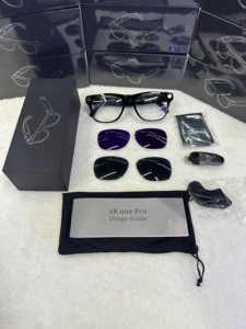 Gafas Inteligentes Multifuncionales Todo en Uno XK One Pro con IA, para Tomar Fotos, Traducción, Llamadas, Música y Conversación en Tiempo Real - Product Image 1