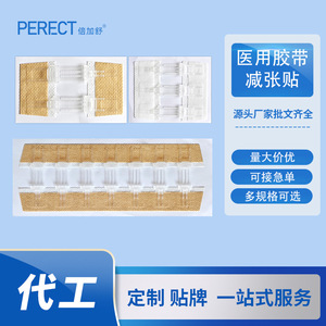 Bande adhésive médicale élastique pour la fermeture des plaies avec fermeture éclair, transparente, pour adultes - Product Image 3