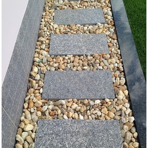 Vietnam Wholesale Top Quality Natural Pebble Stone Yellow Pebble for Decoration Exposed <b>Aggregate</b> Flooring Resin Tumbled Stone - Product Image 3
