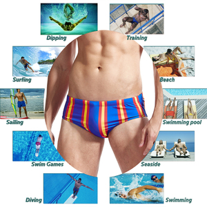 Aimpact 2021 Nouveau <span class=keywords><strong>Vintage</strong></span> Bande Plage Sexy Maillots <span class=keywords><strong>De</strong></span> <span class=keywords><strong>Bain</strong></span> Hommes - Product Image 2