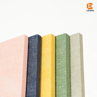 ASTM E84 Ecologisch brandwerend PET akoestisch paneel geluidsabsorberend polyestervezel akoestisch paneel