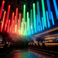 Iluminación LED para Discotecas, Tubo DMX 3D para Decoración de Techos de Clubes Nocturnos