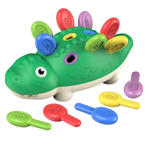 Jouets Montessori Garçons Filles Tout-petits Activités d'Apprentissage Jeux de Dinosaures Bébé Sensoriel Motricité Fine Jouets de Développement Cadeaux