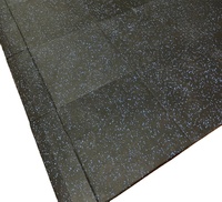 Dalles de sol en caoutchouc pour salle de sport, tapis emboîtables pour entraînement à domicile, tapis antidérapant pour exercices avec haltères