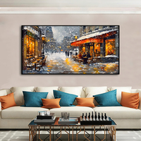 Offre Spéciale : Peinture à l'huile de paysage classique européen, nouveau style, peinte à la main, taille personnalisable, 50 % de réduction, prix bas, sur toile.