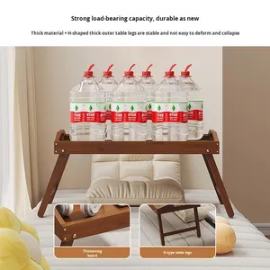 Nhật bản-phong cách Tatami thấp bảng Giường gấp bàn trà như một máy tính xách tay đứng Bàn máy tính cho sinh viên cho ban công bay cửa sổ - Product Image 3