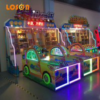 Parque de atracciones multijugadores que funciona con monedas de Feria de diversión comercial interior juego de reacción rápida máquina móvil