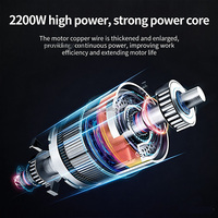 Mixeur Commercial Haute Puissance Robuste Silencieux 5+ Vitesses Grande Capacité Multifonction à Touche Unique Sans BPA Anti-fuite pour Broyer