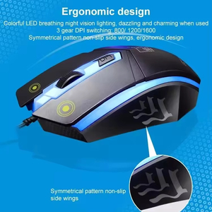 Colorful Glare G21 Punk Wired Keyboard and Mouse Combo 104 Keys <b>Led</b> Backlit Computer Gaming Keyboard and Mouse Combos - Product Image 5