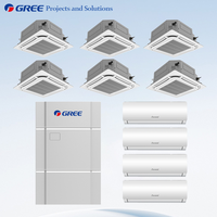 Système de climatisation central VRF de la marque Gree, réfrigérant R410A avec longueur de tuyauterie étendue pour la construction de gratte-ciel