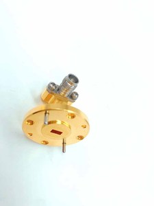 WR-19 Đến 1.85Mm <span class=keywords><strong>Waveguide</strong></span> Cho Bộ Chuyển Đổi Coax Vòng Tròn Tiêu Chuẩn Với Dải U 39,2to59,6ghz Bằng Nhôm, Vàng - Product Image 5