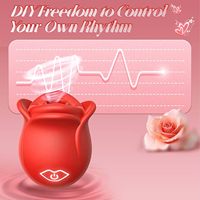 Vibrateur sexuel à succion Kovida en forme de fleur, produit pour adultes, contrôle intelligent par application, vibrateur rose pour femme, sextoy rose à succion