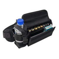Sac banane de stockage euro tridimensionnel à 8 fentes avec porte-bouteille d'eau sac de rangement pour pièces de monnaie