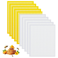 8/10-Rahmen Kunststoff-Königinnenabsperrgitter zur Trennung von Königinnen von Honigbienen in Bienenstockboxen