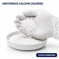 Chlorure de calcium anhydre en poudre, haute pureté, qualité industrielle, produit chimique