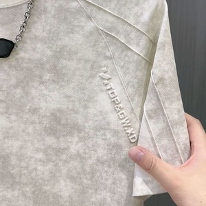 Nouveau T-shirt d'été décontracté et tendance à manches courtes, respirant, haute élasticité, haut de gamme, motif tie-dye, polyvalent pour <span class=keywords><strong>homme</strong></span> - Product Image 6