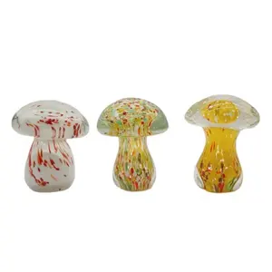 Papier artisanal en verre coloré, forme champignon, vente en gros