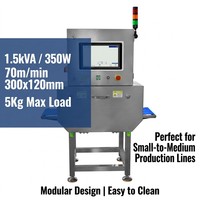 Détecteur de corps étrangers par rayons X pour aliments YIWANTEST CQ-YW700, construction en acier inoxydable, écran tactile 21,5 pouces, vitesse 10-70 m/min