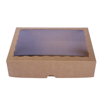 Boîtes personnalisées pour cupcakes et beignets, en papier gaufré biodégradable, à fermeture magnétique auto-élevante, forme sur mesure, pour l'emballage alimentaire