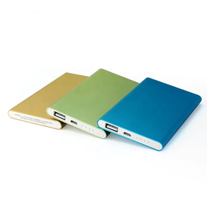 พาวเวอร์แบงค์ขนาดเล็กพิเศษบางเฉียบ 5000mAh วัสดุอลูมิเนียมอัลลอย ชาร์จเร็วแบบ Micro USB พกพาสะดวก รับสกรีนโลโก้ สำหรับ <span class=keywords><strong>iPhone</strong></span> ขายดี - Product Image 3