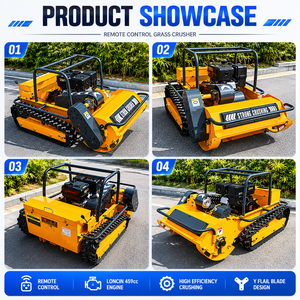 Factory Direct Robot Flail Mower High-<b>Powered</b> Self-Propelled Remote Control Lawn Mower All Terrain Grass Cutting Machine - Product Image 2