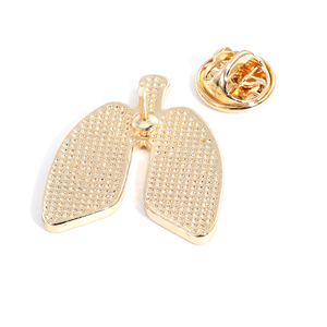 Personalidad hígado <span class=keywords><strong>estómago</strong></span> pulmón corazón cerebro esmalte broches divertidos partes del cuerpo alfileres dorados para enfermera mochila bolsa insignia - Product Image 5