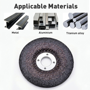 Meule à tronçonner OEM haute dureté 7 pouces 180x6.0x22.2mm T27 à centre dépressionné pour le meulage intensif des métaux - Product Image 3