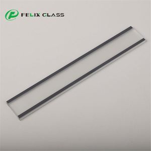 Felix Glass - Bande de verre trempé personnalisée avec impression sérigraphique pour éclairage LED mural linéaire - Product Image 1