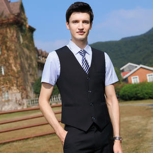 OEM de fábrica al por mayor de diseño de hotel restaurante desgaste chaleco camisas y <span class=keywords><strong>pantalones</strong></span> <span class=keywords><strong>camarera</strong></span> camareros uniforme - Product Image 6