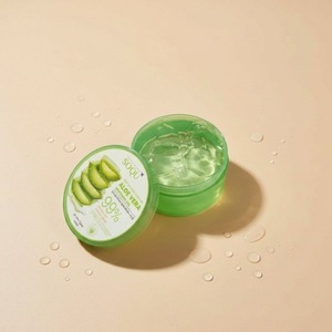 เจลว่านหางจระเข้ MOISTURE ALOE VERA แอนตี้เอจจิ้ง เจลว่านหางจระเข้ 300 มล. แอนตี้เอจจิ้ง บำรุงผิวด้วยสารสกัดจากทะเลน้ำลึก ช่วยเติมความชุ่มชื้นอย่างล้ำลึก ผลิตในเกาหลี - Product Image 3