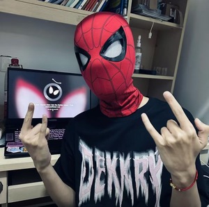 Máscara <span class=keywords><strong>de</strong></span> Spider-Man con Casco Móvil, Disfraz <span class=keywords><strong>de</strong></span> Cosplay <span class=keywords><strong>de</strong></span> TV y Cine, Decoración <span class=keywords><strong>de</strong></span> Halloween, Set <span class=keywords><strong>de</strong></span> Regalo <span class=keywords><strong>de</strong></span> Máscara <span class=keywords><strong>de</strong></span> Spider-Man AL096-W - Product Image 3