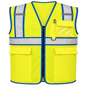 เสื้อกั๊กนิรภัยสะท้อนแสงสีเขียวสำหรับงานก่อสร้างและอุตสาหกรรม ผลิตแบบ OEM/ODM ขายส่งสำหรับทุกเพศ - Product Image 2